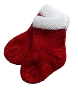 Babysocken "Nikolaus"