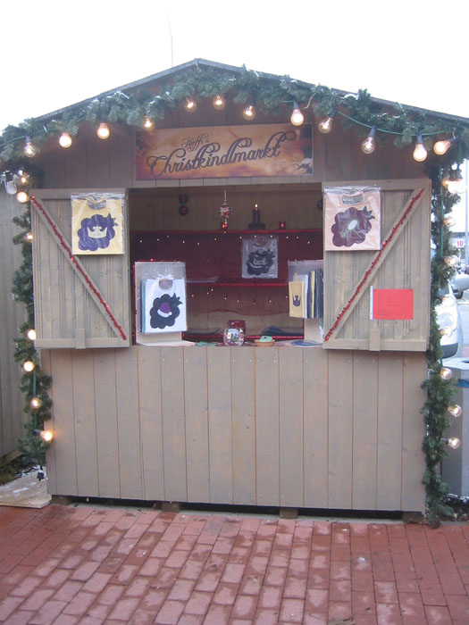 Stand im Aufbau