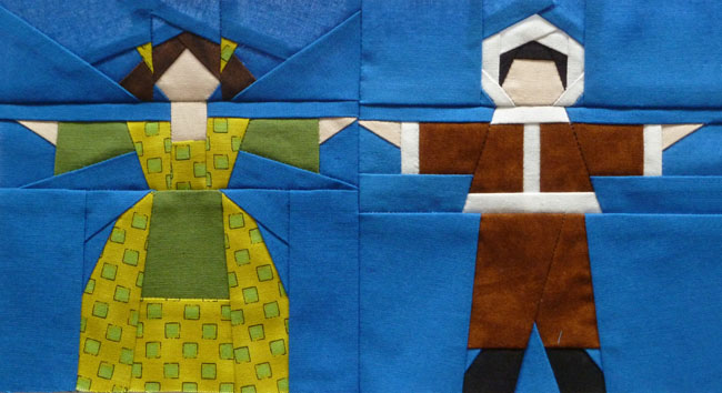 Wandquilt Kinder der Welt