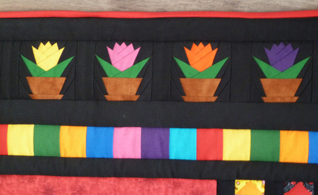 Wandquilt Kinder der Welt