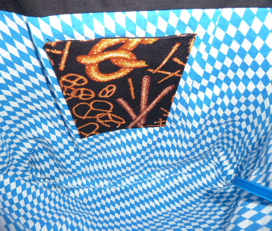 Schultertasche Brezen