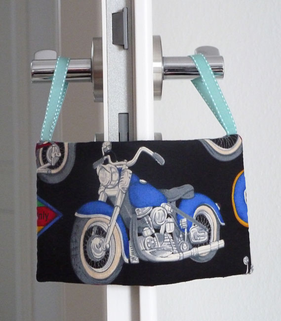 Nähanleitung „Türstopper für Türklinken“