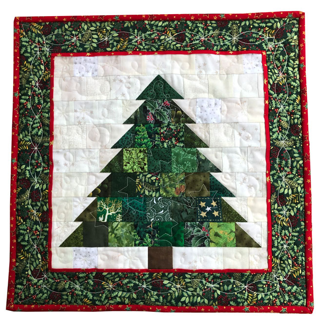 Wandquilt Tanne