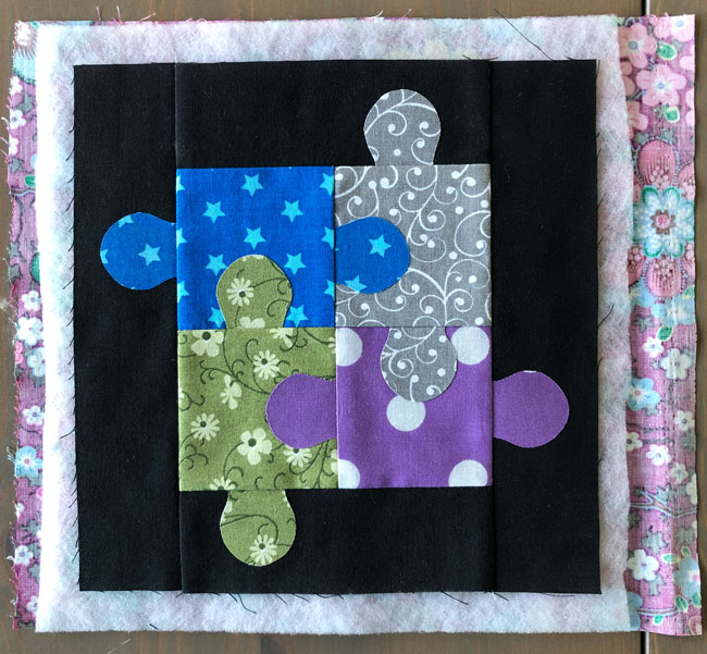 Nähanleitung Quiltblock Puzzle
