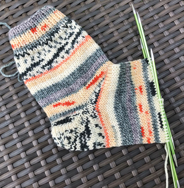 Gestrickte Socken Prinzessin Tausendschön