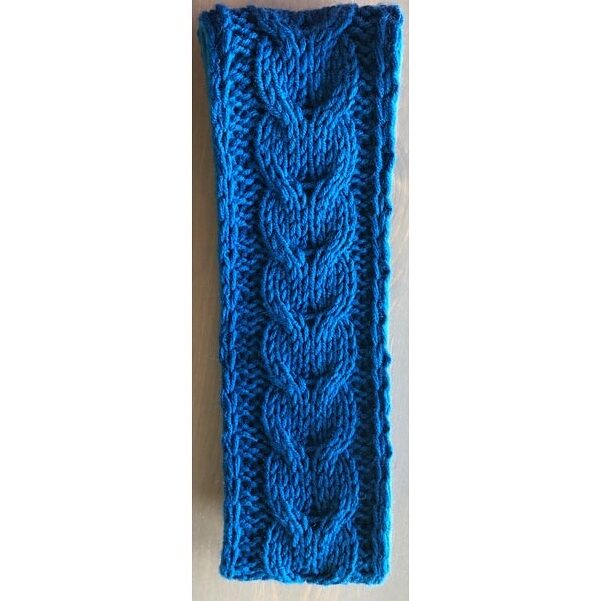 Gestricktes Stirnband „Petrol“