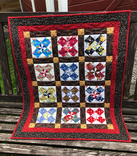 Wandquilt „Nine Patch“
